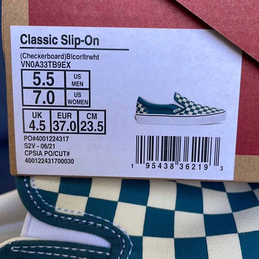 Vans Classic Slip-On Checkerboard WMNS - Picture 16 of 16